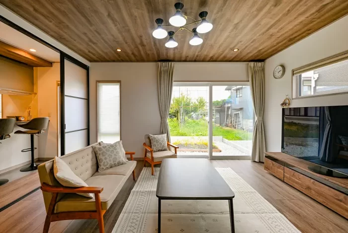 明るく風爽やかなリビング